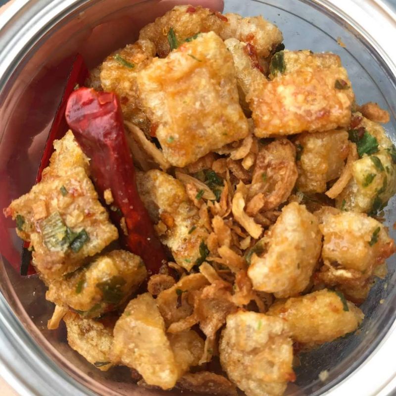 da heo cháy tỏi ớt, da heo mắm hành 160g shopmekun1 vừa ngon vừa rẻ | BigBuy360 - bigbuy360.vn