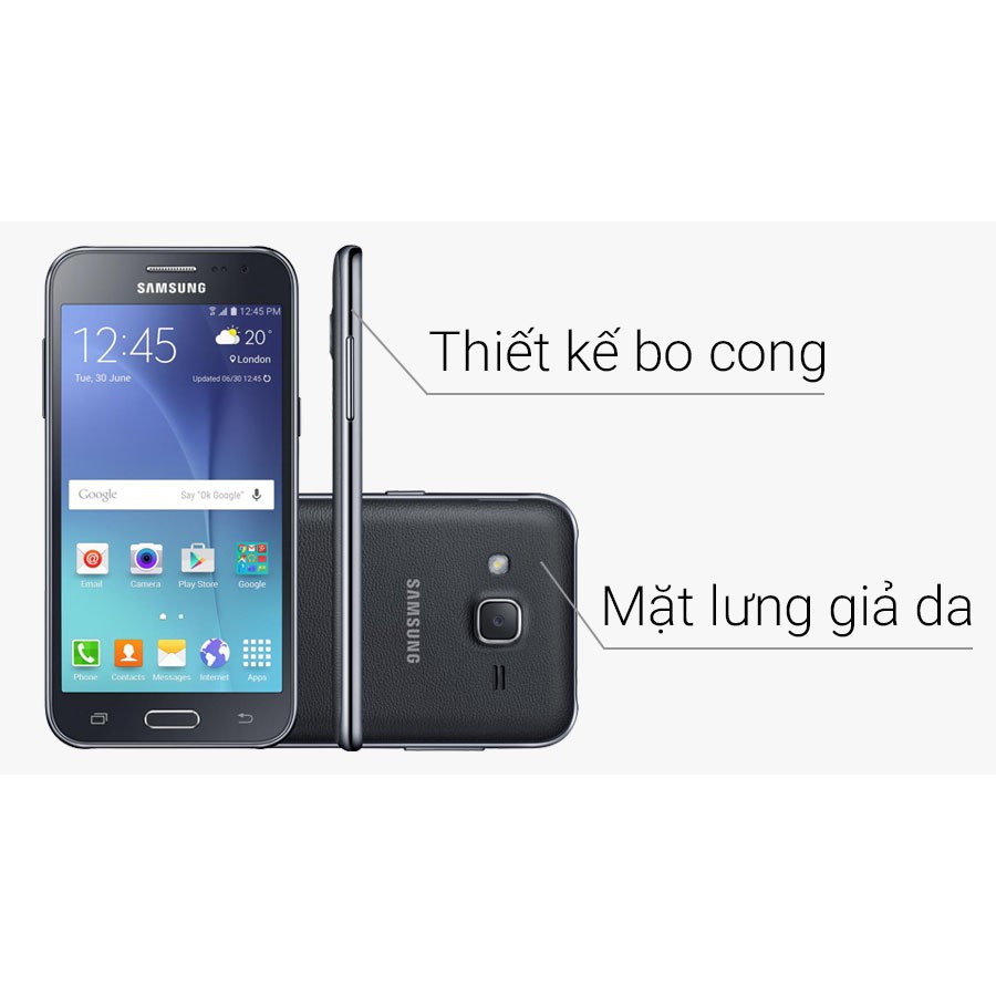 điện thoại cảm ứng Samsung Galaxy J2 mỏng nhẹ, sang chảnh.