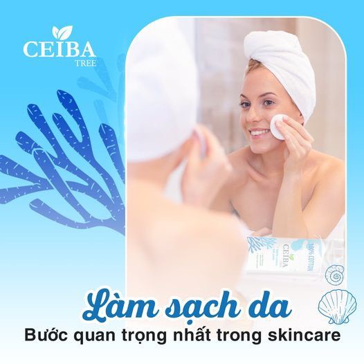 Bông Tẩy Trang Siêu Tiết Kiệm Dung Dịch Beldora Ceiba Cotton 120 Miếng