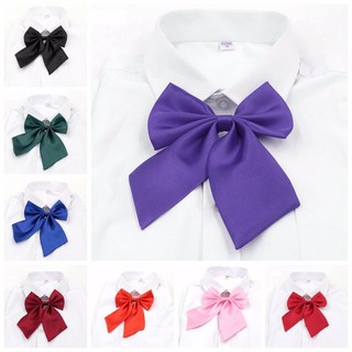 Cổ Áo Nữ Sinh Viên Thắt Nơ Nguyên Chất Cravat Cà Vạt Sáng Bóng