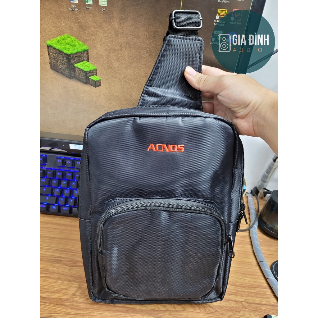 Vang cơ mini Acnos Mi30 kèm 2 Micro - Tặng túi đeo - Chính hãng