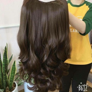 Tóc giả kẹp U xoăn dài 65cm