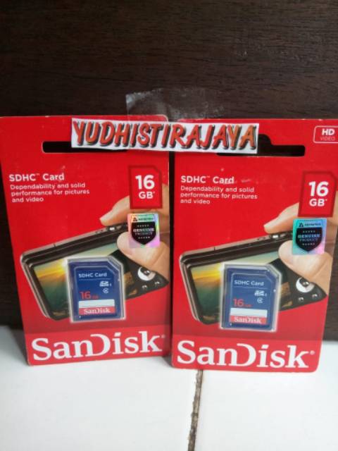 Sandisk Sdhc 16gb 100% Original