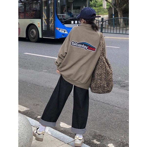 Áo nỉ swt cổ tròn PACKER nỉ ngoại dày mịn (annstore_ảnh thật)