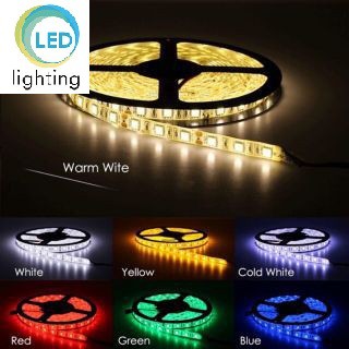 Led dây dán 5050 điện 12V - cuộn 5 mét có keo chống nước Đủ màu