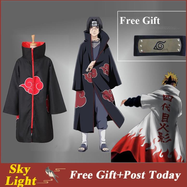 BÁN CHẠY - Áo choàng mặc hóa trang các nhân vật trong phim hoạt hình anime Naruto / gia tốt nhất