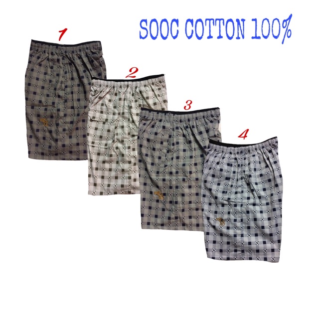 Quần sooc nam cotton sọc đẹp