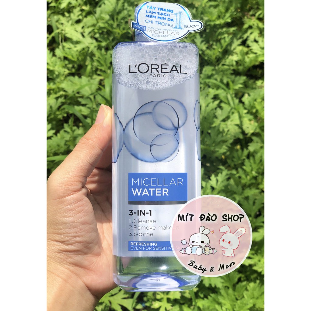 Nước tẩy trang Loreal - L'Oreal Paris 3-in-1 Micellar Water 95ml / 400ml