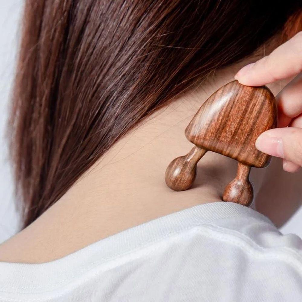 Gậy Gỗ Đàn Hương Tự Nhiên Mát Xa Thư Giãn Cơ Bắp Giảm Đau