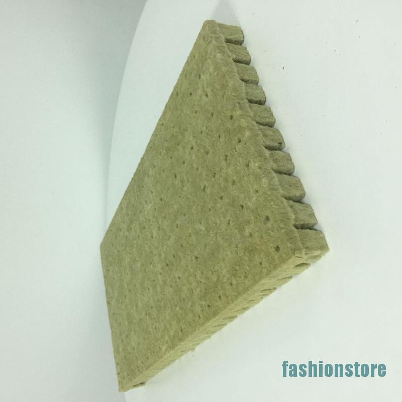 [fashionstore]Rock Wool Cubes Ventilative Hydroponic Grow Rockwool Cubes Soilless Cultivation