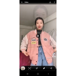 ÁO KHOÁC BOMBER CHẤT KAKI NHUNG