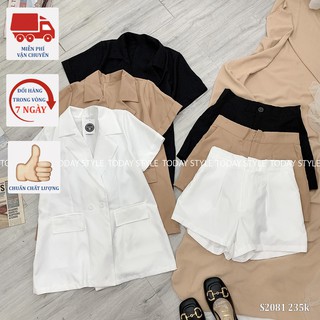 Set vest nữ quần đùi sang chảnh Today Style freesize S2081