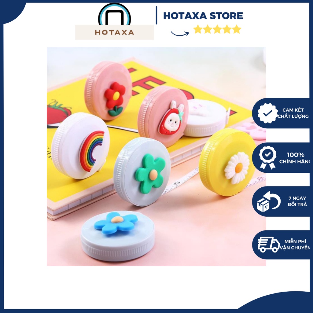 Thước dây đo eo, bụng, đo chiều cao dài 1.5m nhiều màu