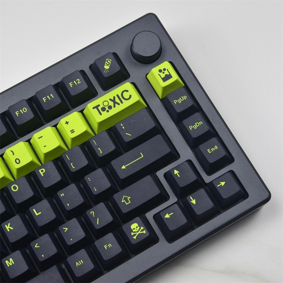 129 Phím GMK Toxic Keycap Cherry Profile PBT DYE-SUB Bàn phím cơ Bộ keycap