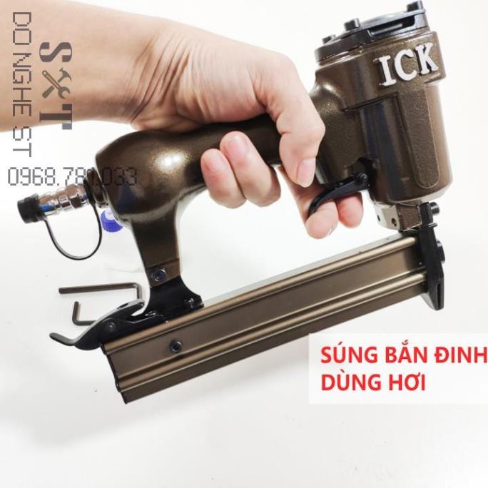 Máy bắn đinh gỗ bằng hơi ICK F30 - cao cấp