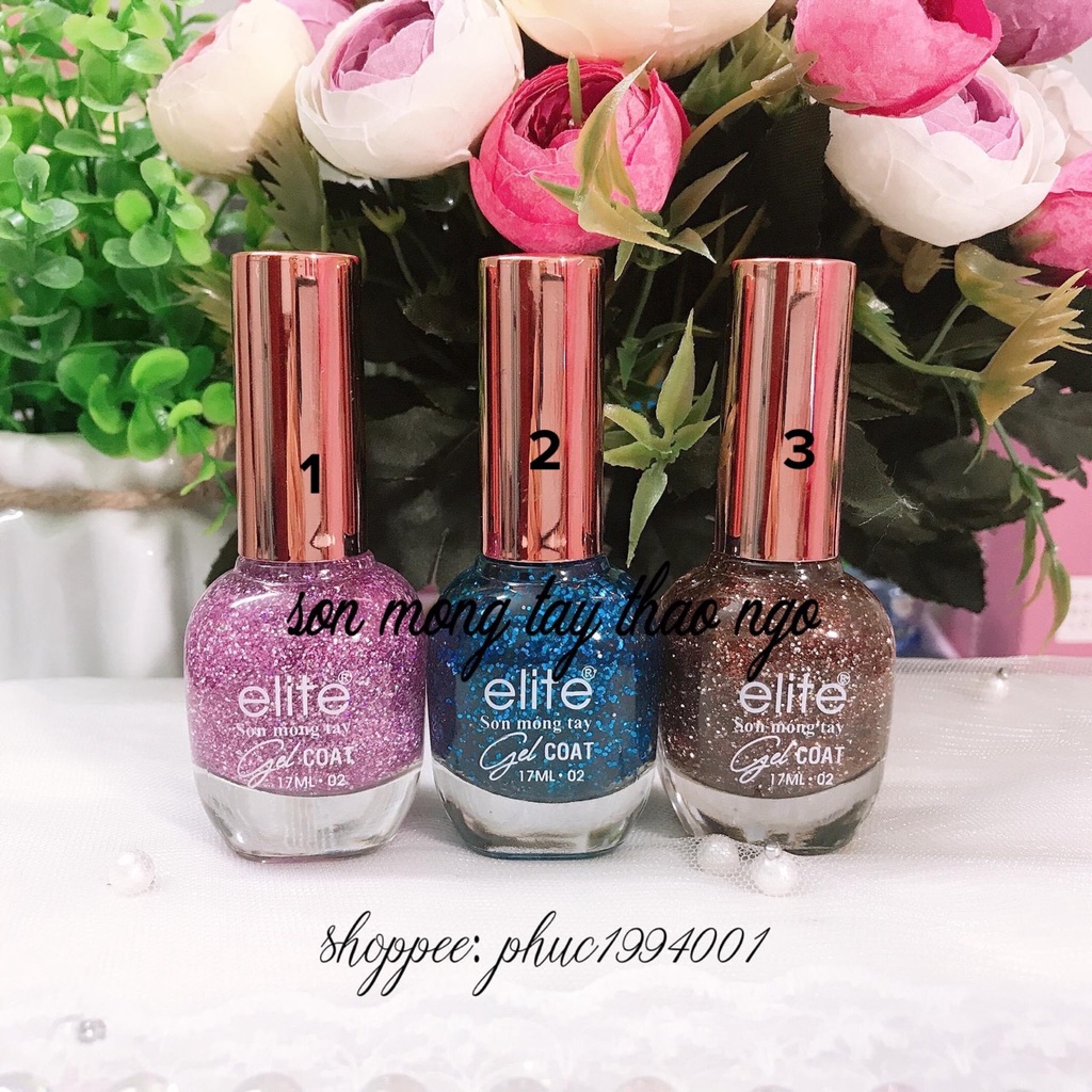 Sơn móng tay cao cấp Elite 17ml (không cần hơ máy)