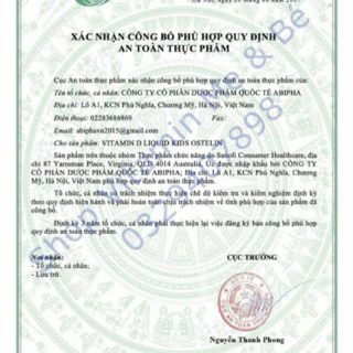 Vitamin D3 Ostelin dạng giọt