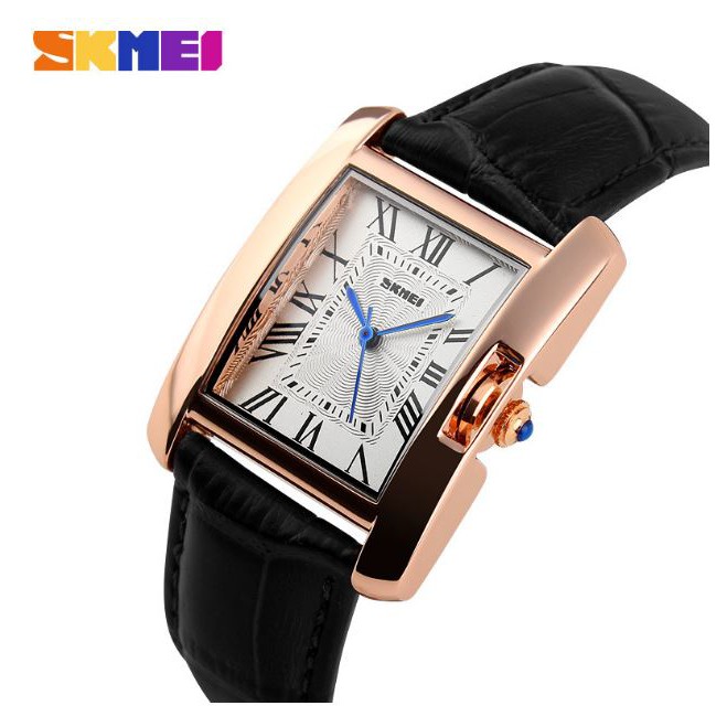 [Tặng vòng tay] Đồng hồ nữ SKMEI chính hãng SK1085.03 dây da thời trang