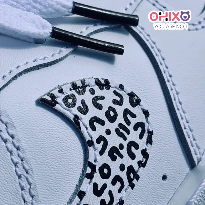 Giày Custom AF1 Thể Thao Nữ Sneaker Hàn Quốc Chất Đẹp Đế Bằng OHIXO AFC11