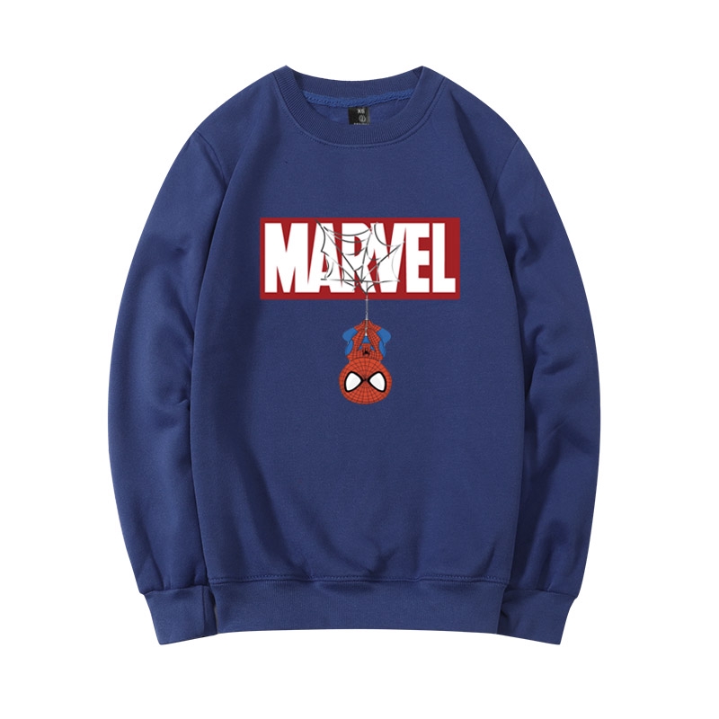 Áo hoodie tay dài in hình người nhện phong cách Hàn Quốc | BigBuy360 - bigbuy360.vn