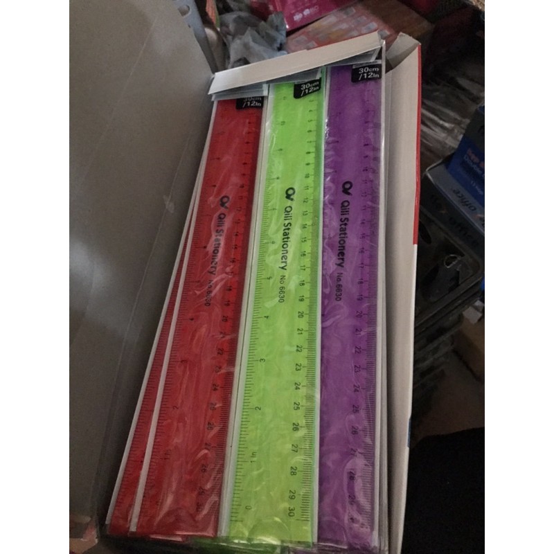 THƯỚC KẺ DẺO - CỨNG 20cm 30cm