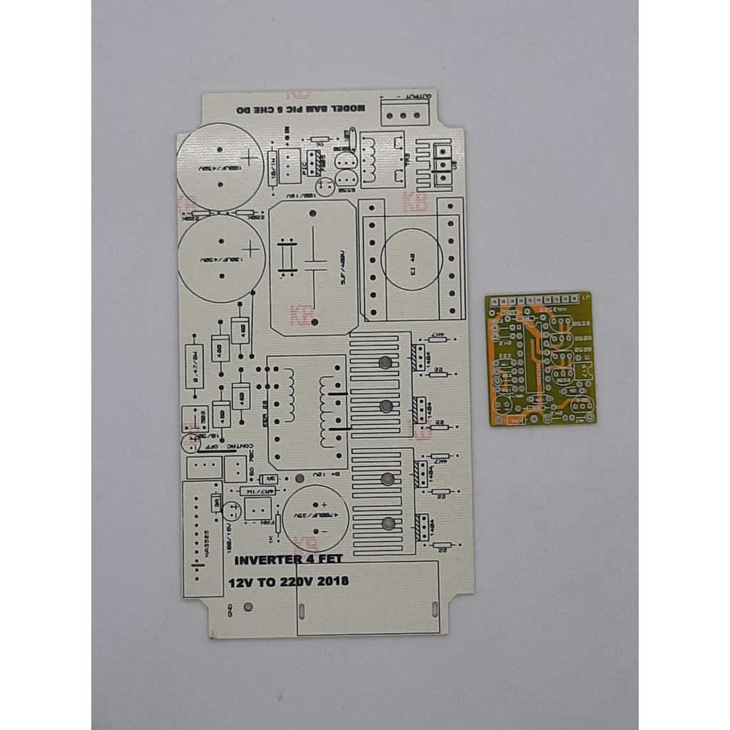 PCB bo mạch kích điện 4 fet cách ly PIC