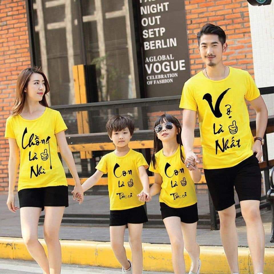 Áo gia đình , Đồ gia đình . Áo Đồng Phục Gia Đình .