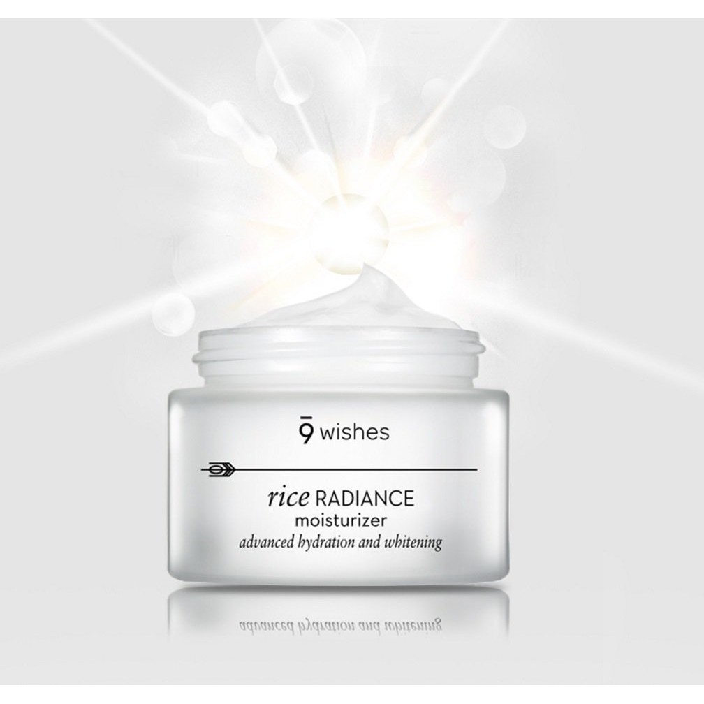 Kem dưỡng ẩm,làm trắng giúp da căng bóng 9 Wishes Rice Radiance Cream 50ml