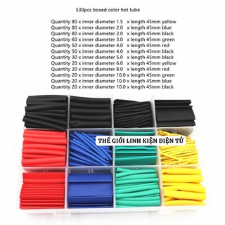 Túi ống gen - dây co nhiệt, đủ kích cỡ 127 - 530 cái