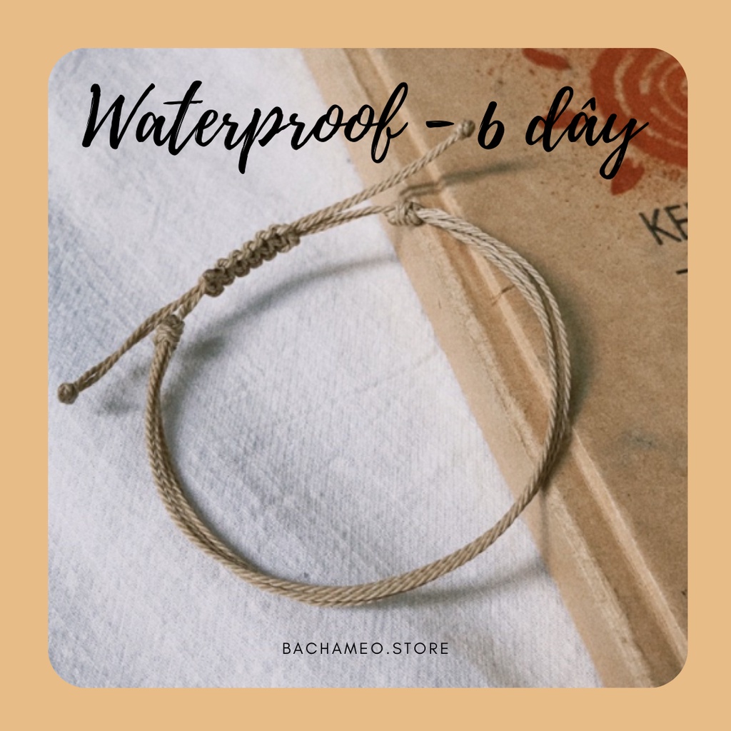 Vòng phối dây waterproof - Vòng tay/ vòng chân waterproof - Bac Ha Meo Store