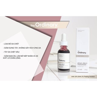 Serum The Ordinary – AHA 30% + BHA 2% Peeling Solution-[COCOLUX]