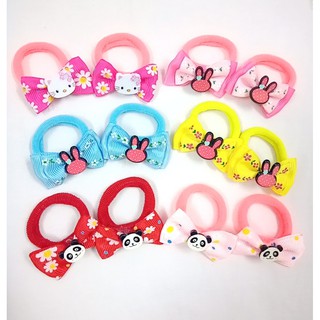 SET 2 CỘT TÓC NƠ INCON MẶT THÚ XINH CHO BÉ YÊU