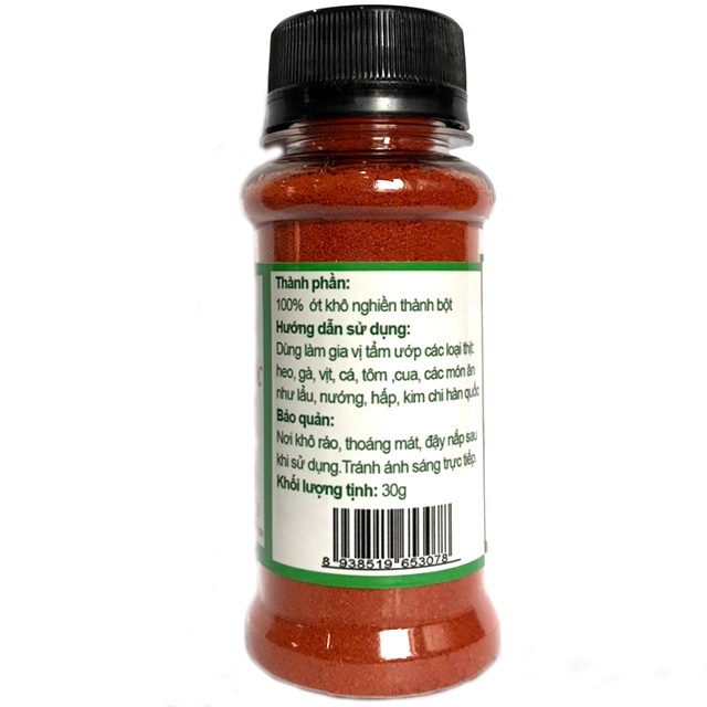 Bột Ớt Hàn Quốc Tgoods Hũ 30g, Siêu Tiết Kiệm