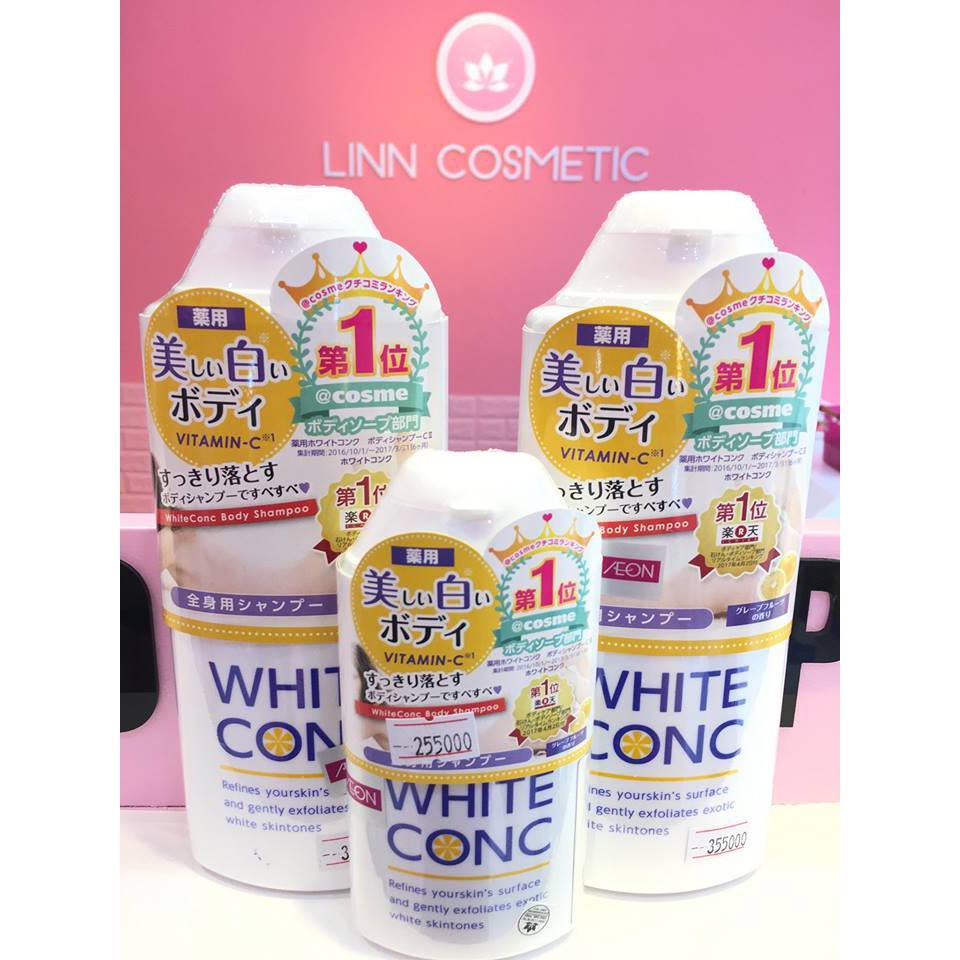 Sữa tắm trắng da toàn thân White Conc Body - 150ml & 360ml