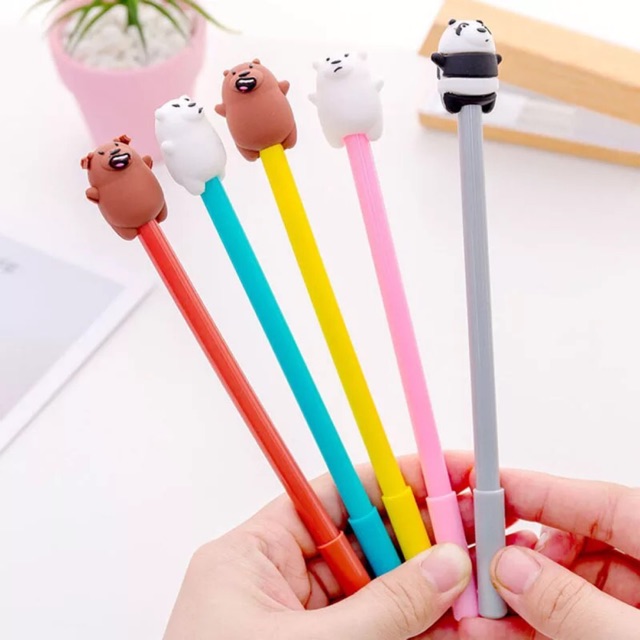 BÚT GEL WE BARE BEARS ĐÁNG YÊU