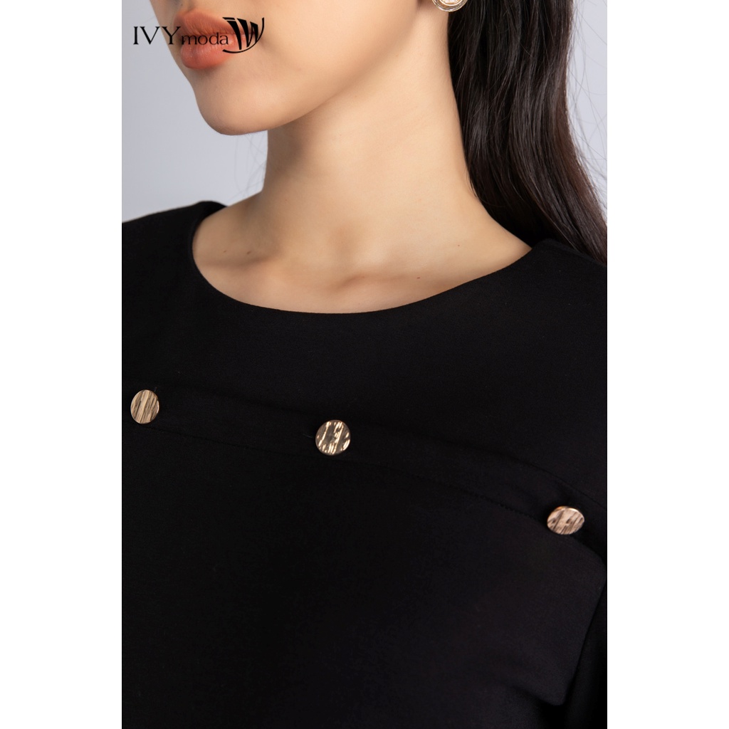 Đầm thun ôm tay lỡ IVY moda MS 42B9022