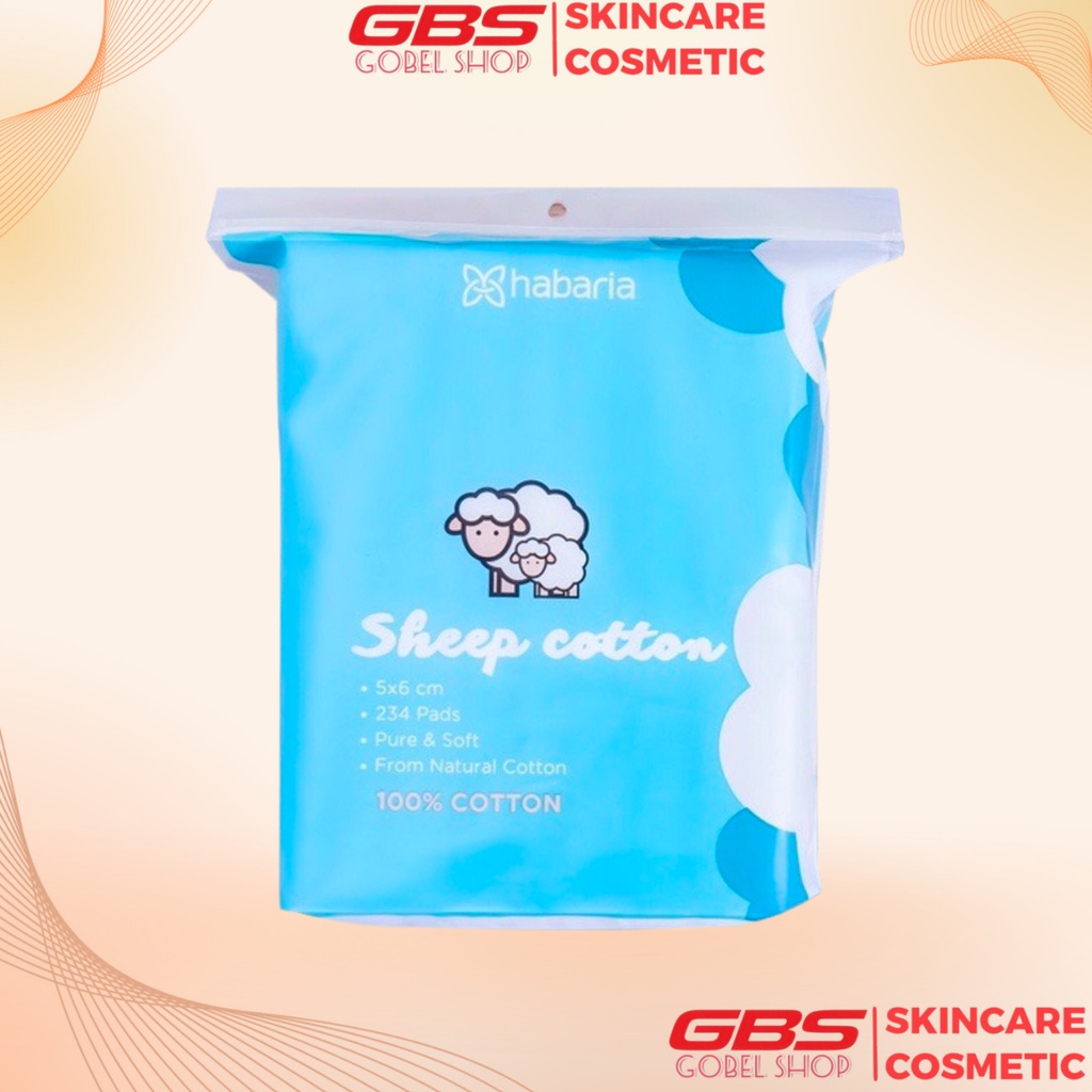 Bông Tẩy Trang Cừu Habaria Sheep Cotton 234 Miếng
