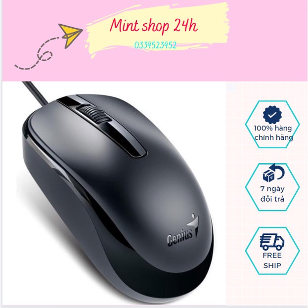 Chuột Quang Chất Lượng Cao CHÍNH HÃNG GENIUS 110s Bền Nhạy Và Ổn Định