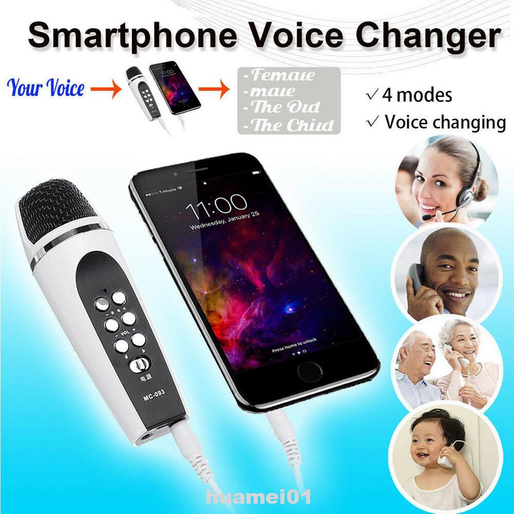 Micro Hát Karaoke Mini Không Dây Đổi Giọng Nói 4 Chế Độ Cho Android