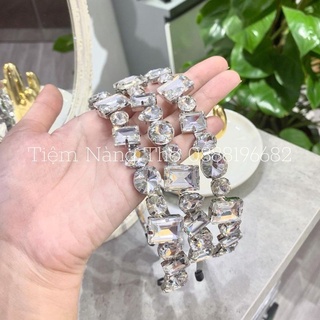 Bờm cài tóc đá trắng - Tiệm Nàng Thơ