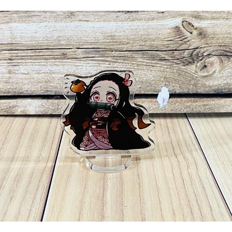 bộ 9 standee kimetsu no yaiba mica trong size bé/mô hình để bàn anime kimetsu no yaiba