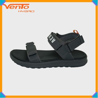 Sandal Vento H NB37 Nam/ Nữ Quai ngang bản nhỏ  - Tro cam