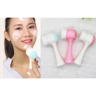 Cọ massage rửa mặt 3d gai silicon