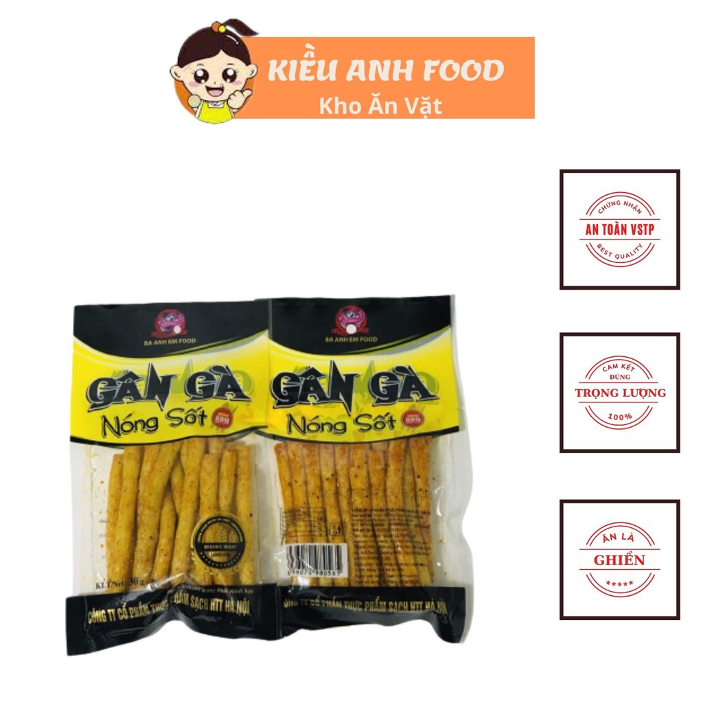 Snack Gân Gà Nóng Sốt