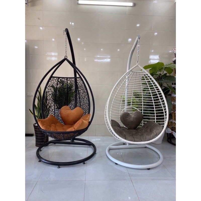 Xích Đu Mây Nhựa Giọt Nước Trong Nhà Và Sân Vườn