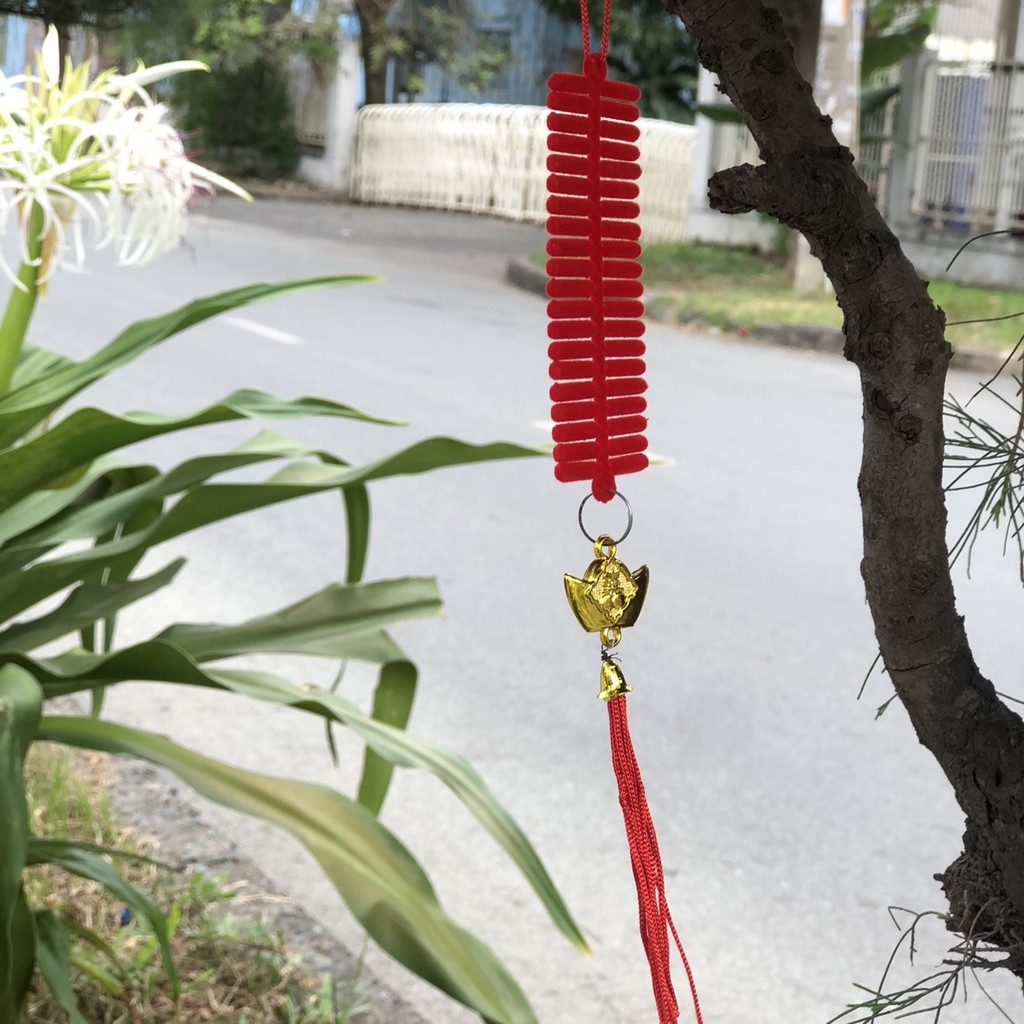 Dây treo trang trí tết pháo đỏ A32, A38
