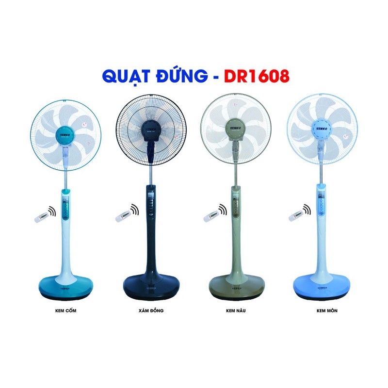 Quạt đứng điều khiển từ xa Senko DR1608