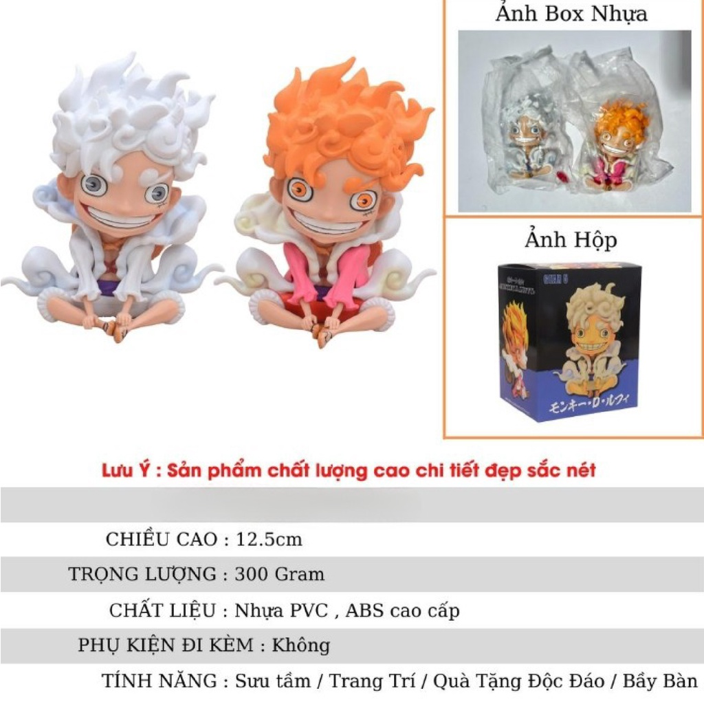 Mô hình One Piece LUFFY GEAR 4 snake man cao cấp cao 23cm, mô hình anime decor trang trí siêu chất, figure one piece đẹp