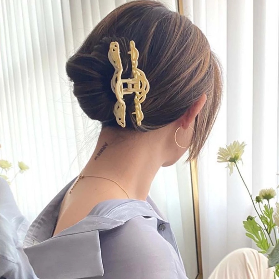 Kẹp Tóc Hình Bông Hoa Thời Trang Hàn Quốc Kiểu Cổ Điển Cho Nữ