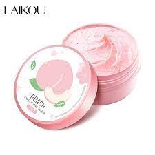 Tẩy da chết đào LAIKOU dành cho mặt Peach Exfoliating Scrub Laikou 90G